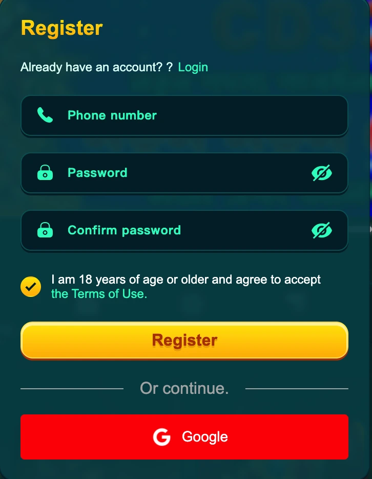 cd33 game Signup 